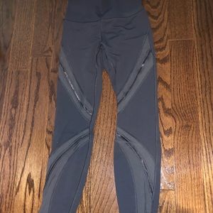 Lululemon leggings with mesh